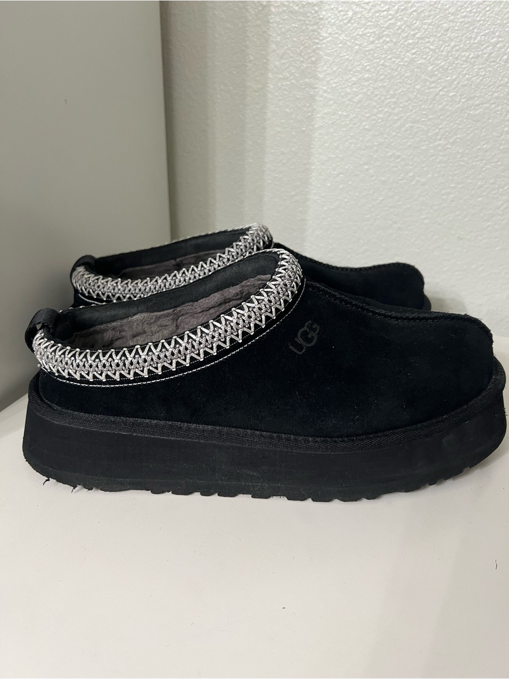 UGG women Black slip on shoes